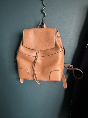 Lederrucksack (praktisch neu) von Le Tanneur, Cognacbraun
