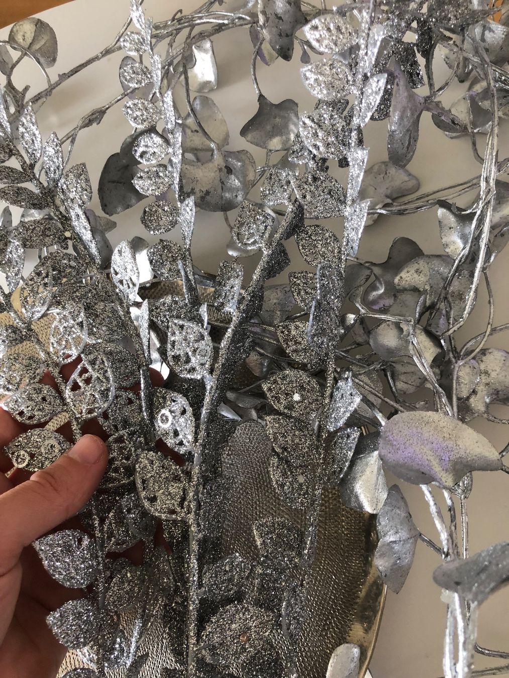 Alle Dekorationen: Silber Deko Set, Weihnachten, inkl.Vase – Gebraucht aus Veltheim AG von Beazam 2
