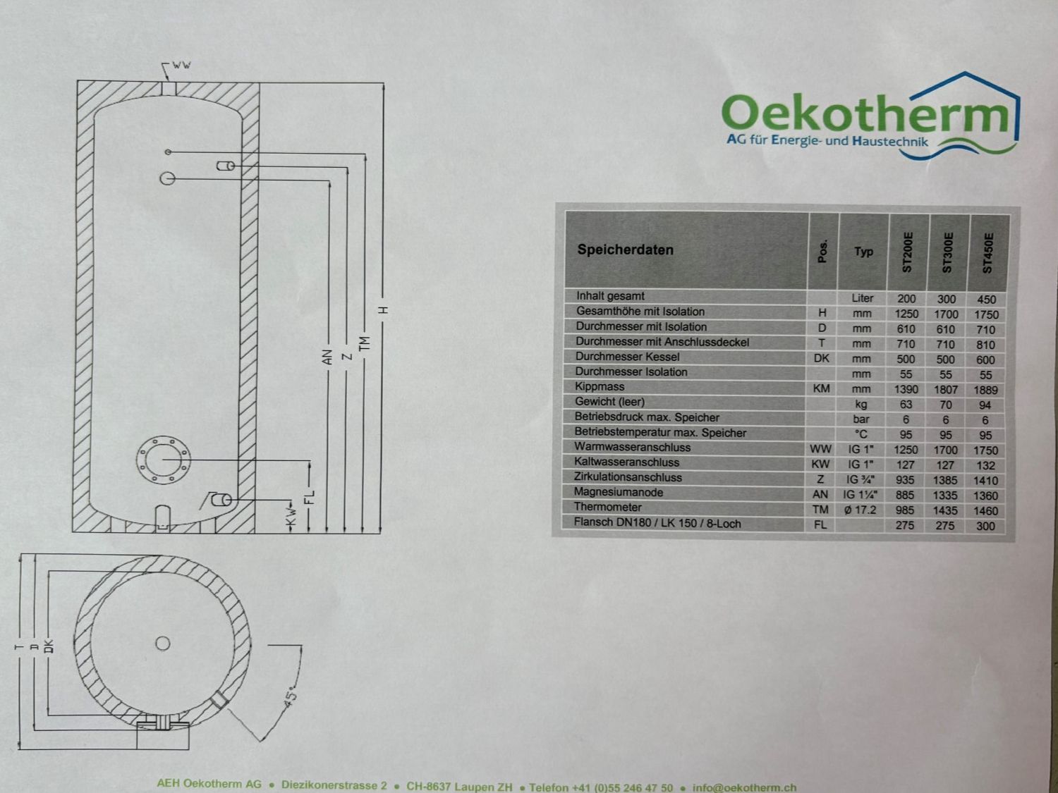 Sanitär: Warmwasserboiler, Speicher 450 Liter – Gebraucht aus Wattwil von AvoroAG 2