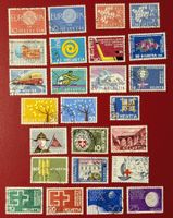 SCHWEIZ KL SAMMLUNG 8 KOMPLETTE SÄTZE 373 - 405 1960 -1963 G