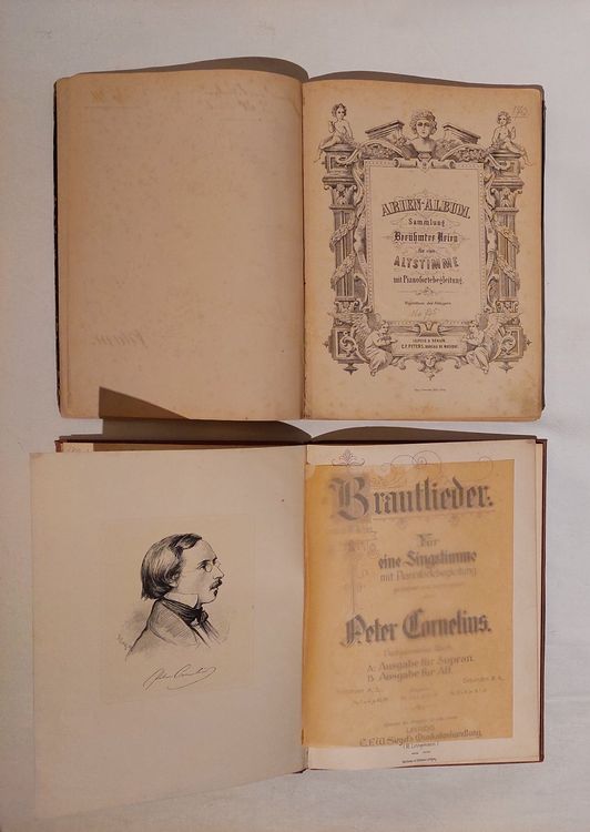 Livres: Alte, schön gebundene Liedsammlungen – D'occasion à Zürich par Cortin 1