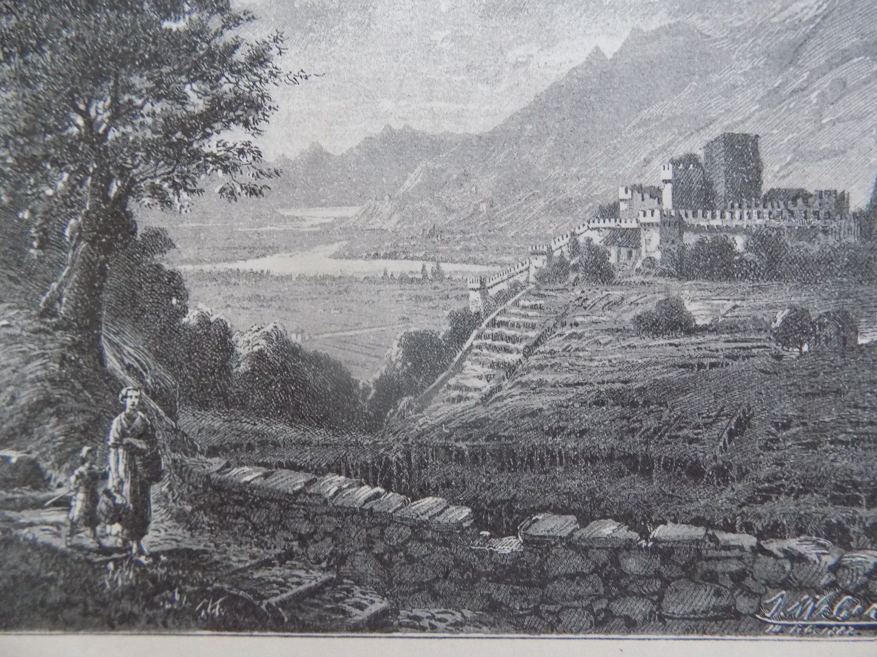 Incisioni: Bellinzona Castello di Svitto – Usato da Risch venduto da Antikfee 5