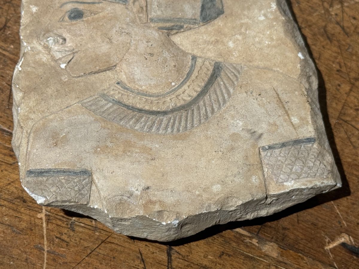 Skulpturen & Statuen: Antike Steinplatte mit Darstellung eines Pharaos  – Gebraucht aus schaffhausen von VintAntik_1980 7