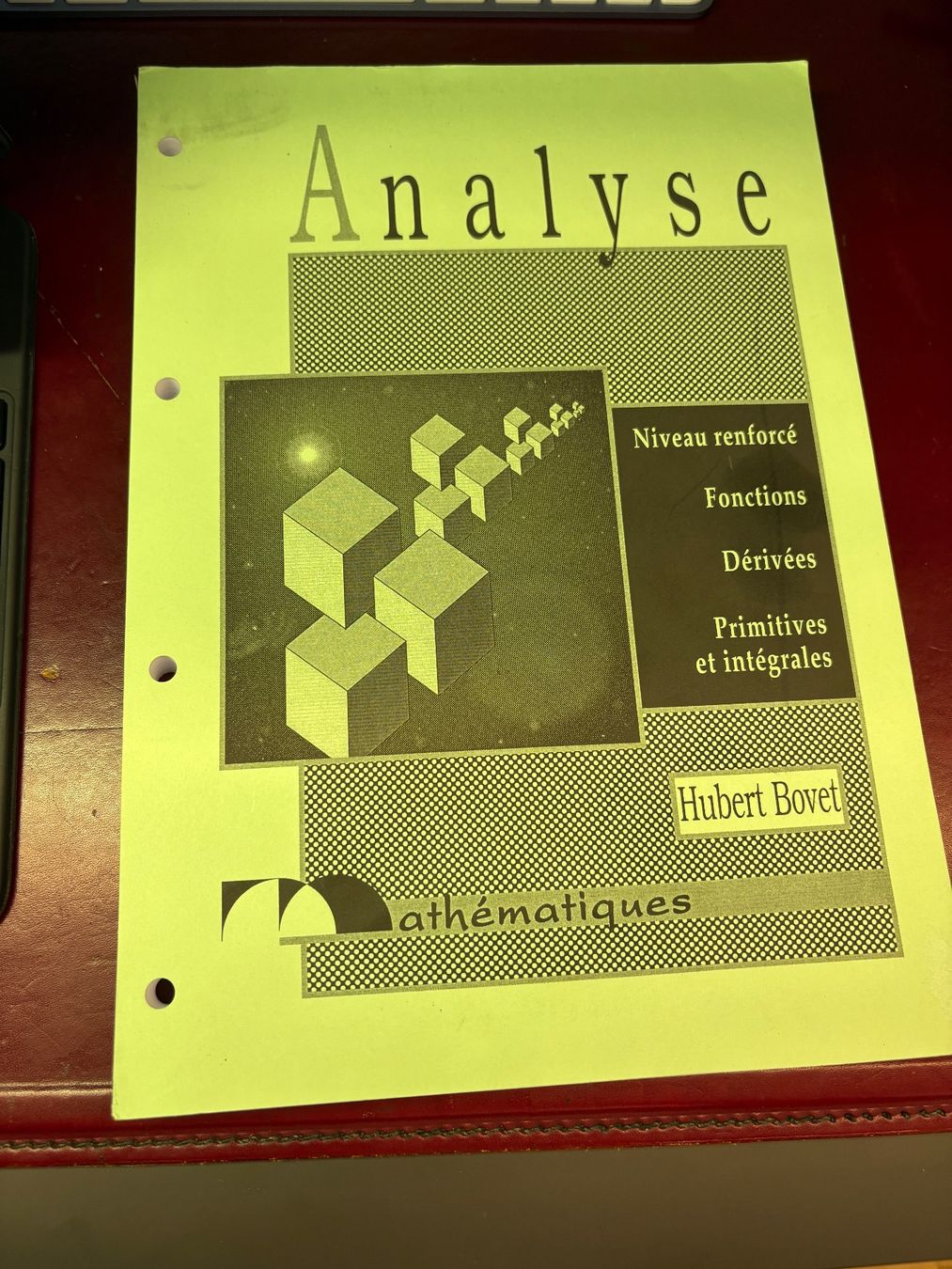 Libri: Livre maths analyse dérivées manuel scolaire Suisse – Usato da Lausanne venduto da reb_vpy7