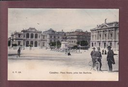 GENEVE - Place Neuve - Facteur 1905