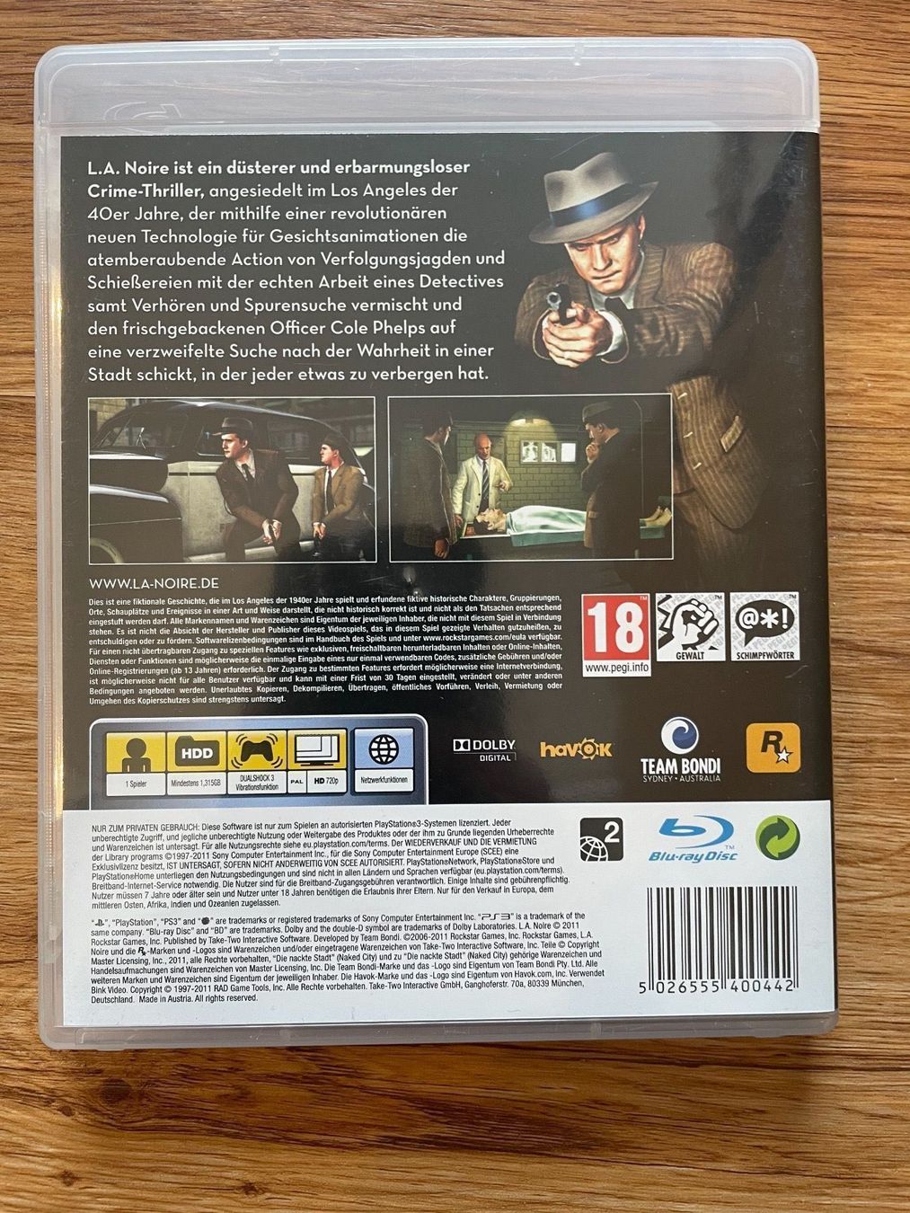 Giochi: LA Noire – Usato da Ringgenberg BE venduto da Republic_Of_Gamers 1