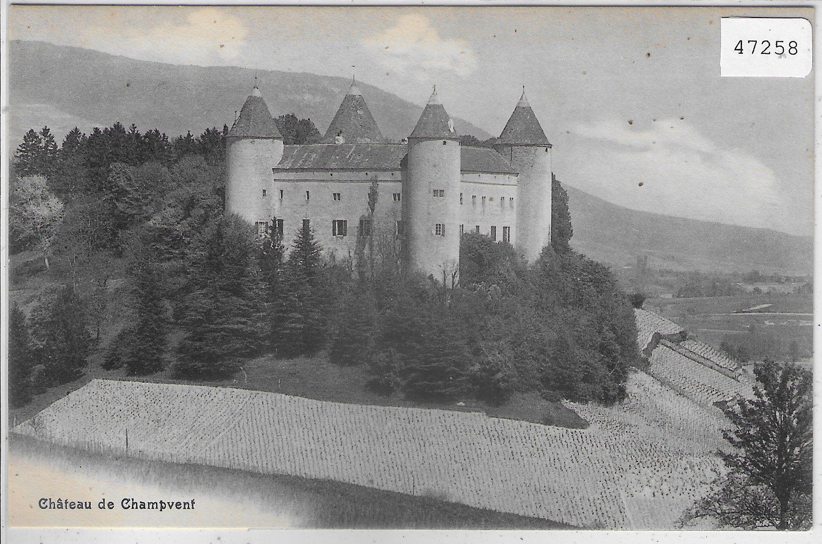 Cartoline postali: Chateau de Champvent – Usato da Ettingen venduto da Kartenplanet
