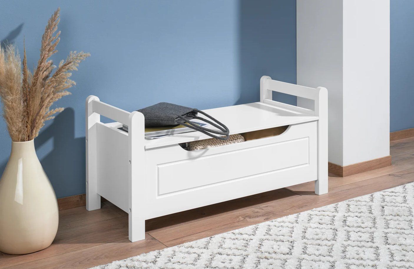 Bänke: Sitzbank / Storage Bench / white / weiss – Gebraucht aus Zürich von stecardo