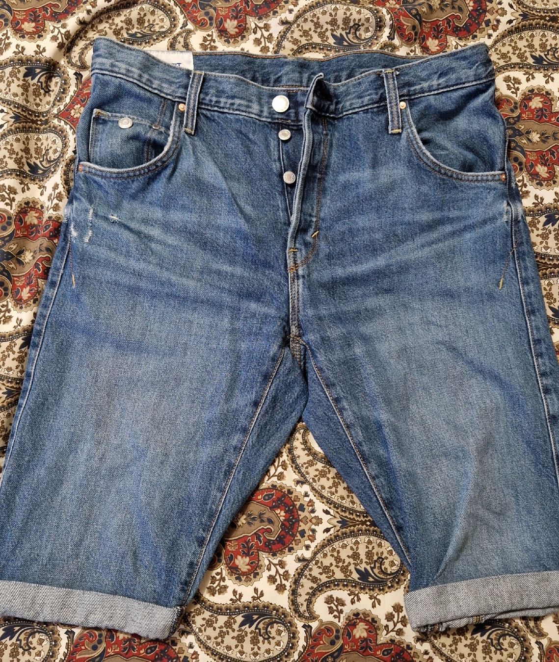 H&M Jeans: Blaue Jeans-Bermudas – Nuovo (secondo la descrizione) da Oberengstringen venduto da Asteroid56