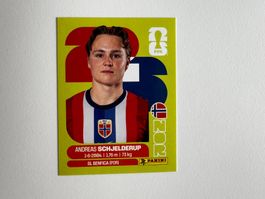 Panini Sticker Andreas Schjelderup NOR 12