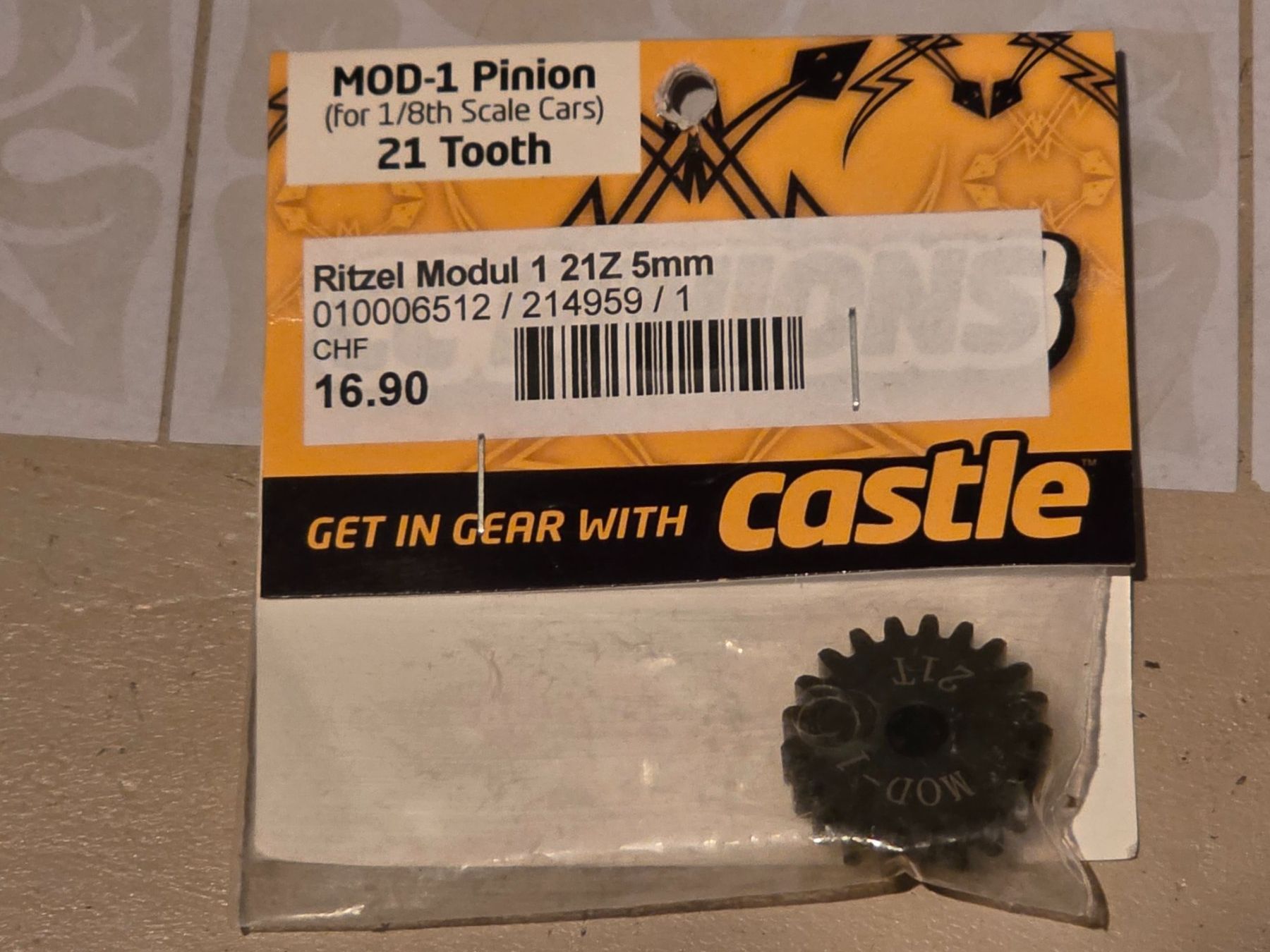 Modellbausätze & Standmodelle: Pignon moteur M1 21Dents – Neu und originalverpackt aus Vouvry von mod_57mh