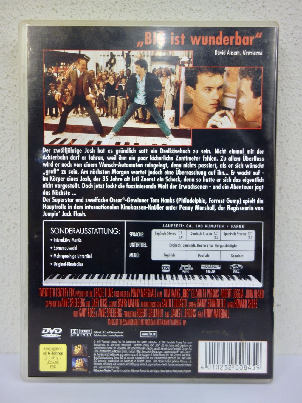 Tutti i DVDs: DVD BIG - TOM HANKS – Nuovo (secondo la descrizione) da Kerzers venduto da wisaundso 1