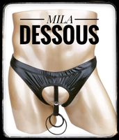 Sexy Mens Black Tanga mit O Ringen ⭐️M⭐️