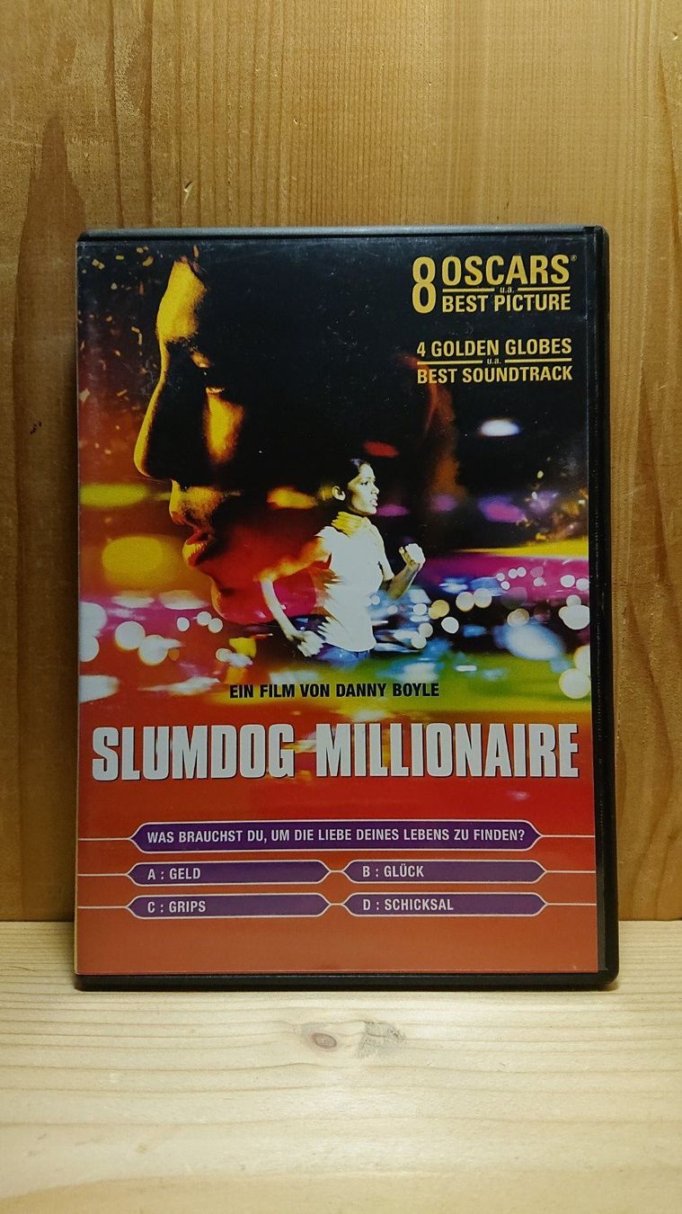 Tutti i DVDs: SLUMDOG MILLIONAIRE DVD – Usato da Wilderswil venduto da Exebub