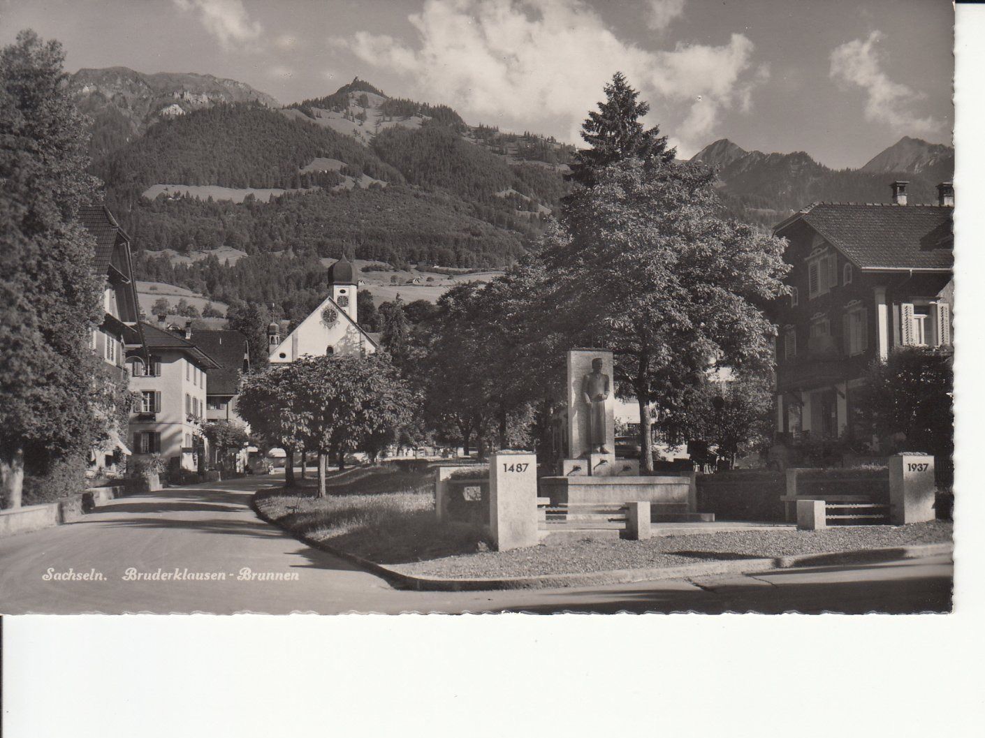 Cartoline postali: Sachseln 1946 – Usato da Bürglen TG venduto da StampGraf