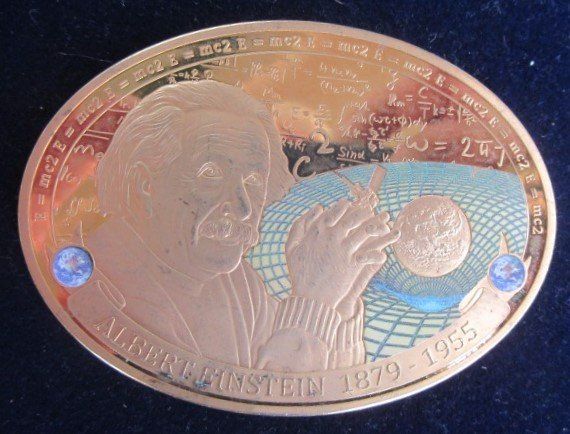 Medaglie: GIGANT: Albert Einstein & Rütlischwur - 85 X 62mm – Usato da Luzern venduto da Horoskop1 4