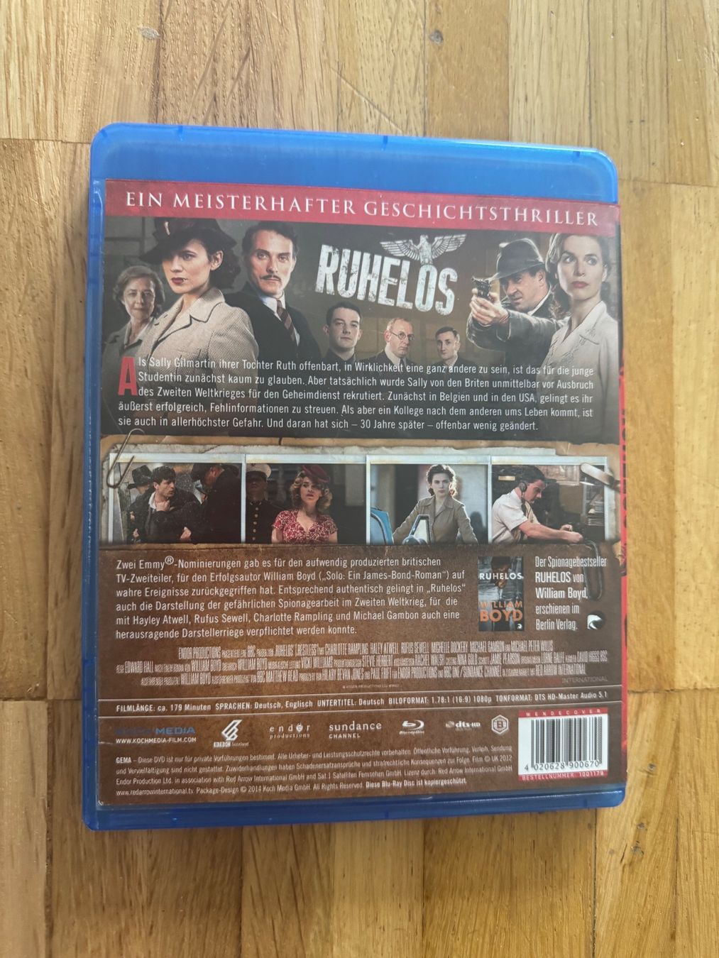 Tutti i DVDs: RUHELOS. (BLU-RAY). MINISERIE – Usato da Basel venduto da san_2qlq 1