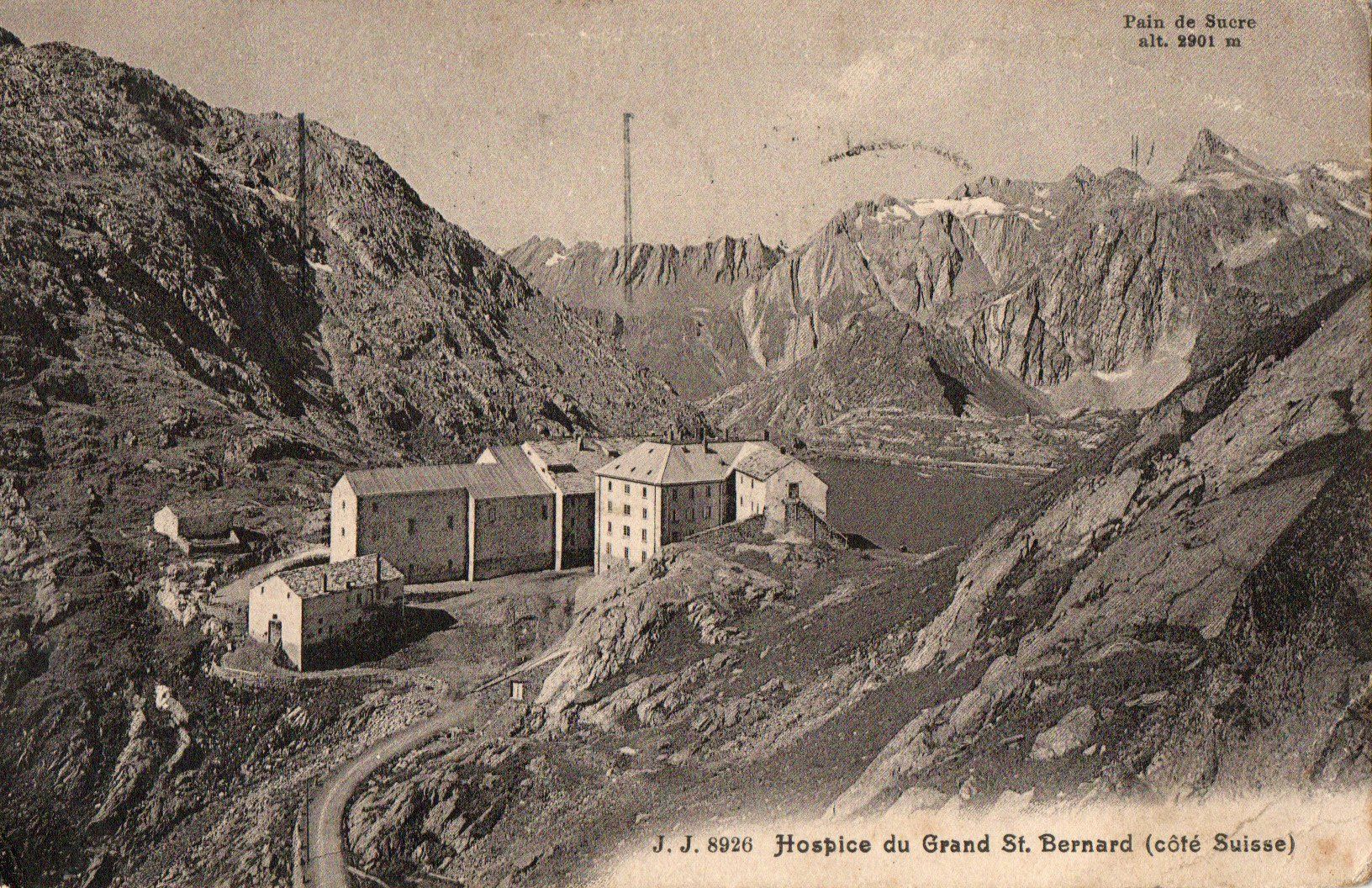 Cartoline postali: Hospice du Grand St.Bernard – Usato da Melano venduto da pisonsdro
