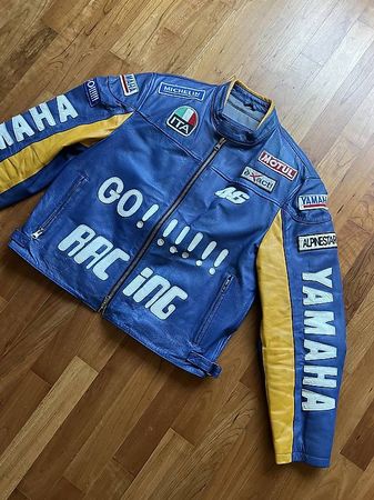 VR 46 Il Dottore Yamaha Lederjacke moto Giacca Racing
