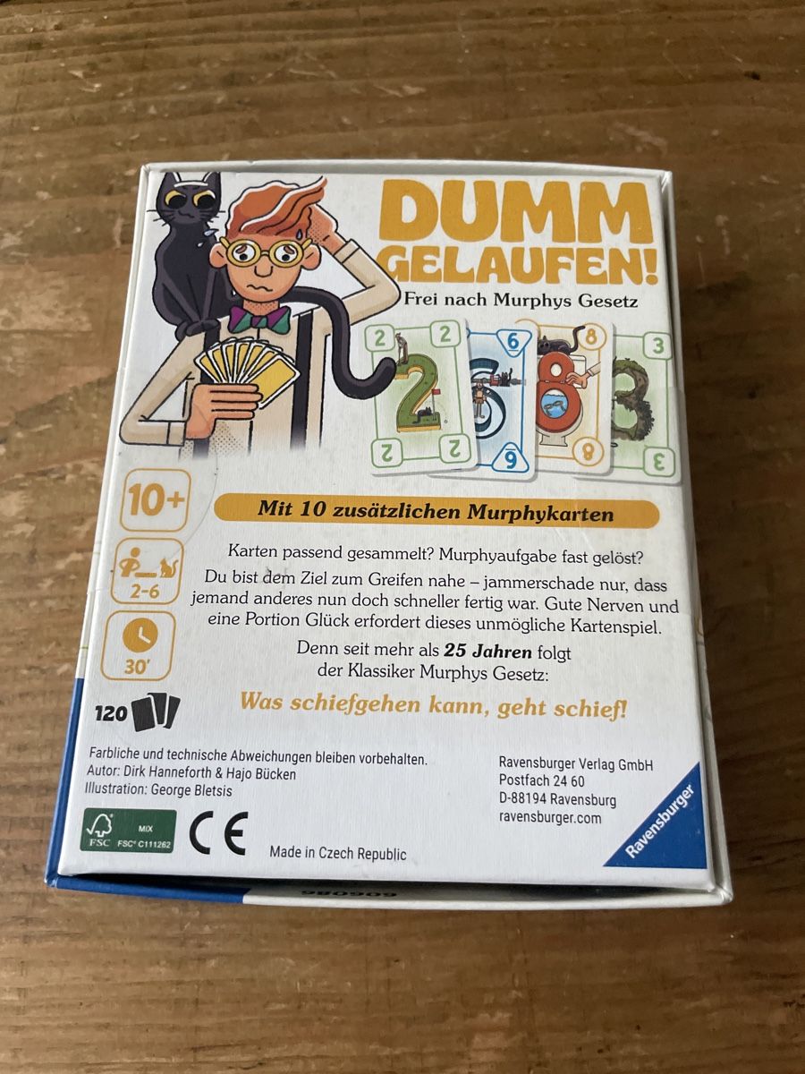 Ravensburger Giochi: Dumm gelaufen Spiel Ravensburger – Nuovo e nell'imballaggio originale da Winterthur venduto da cheerio97 1
