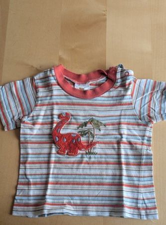 T-Shirt mit Dinosaurier Gr. 80