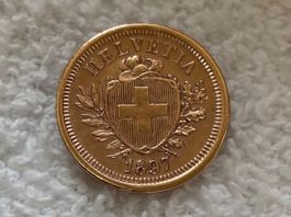1 centime/Rappen 1897