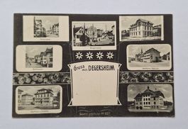 AK Gruss Degersheim 7-Bildkarte Sternen Schäfle Bergstrasse