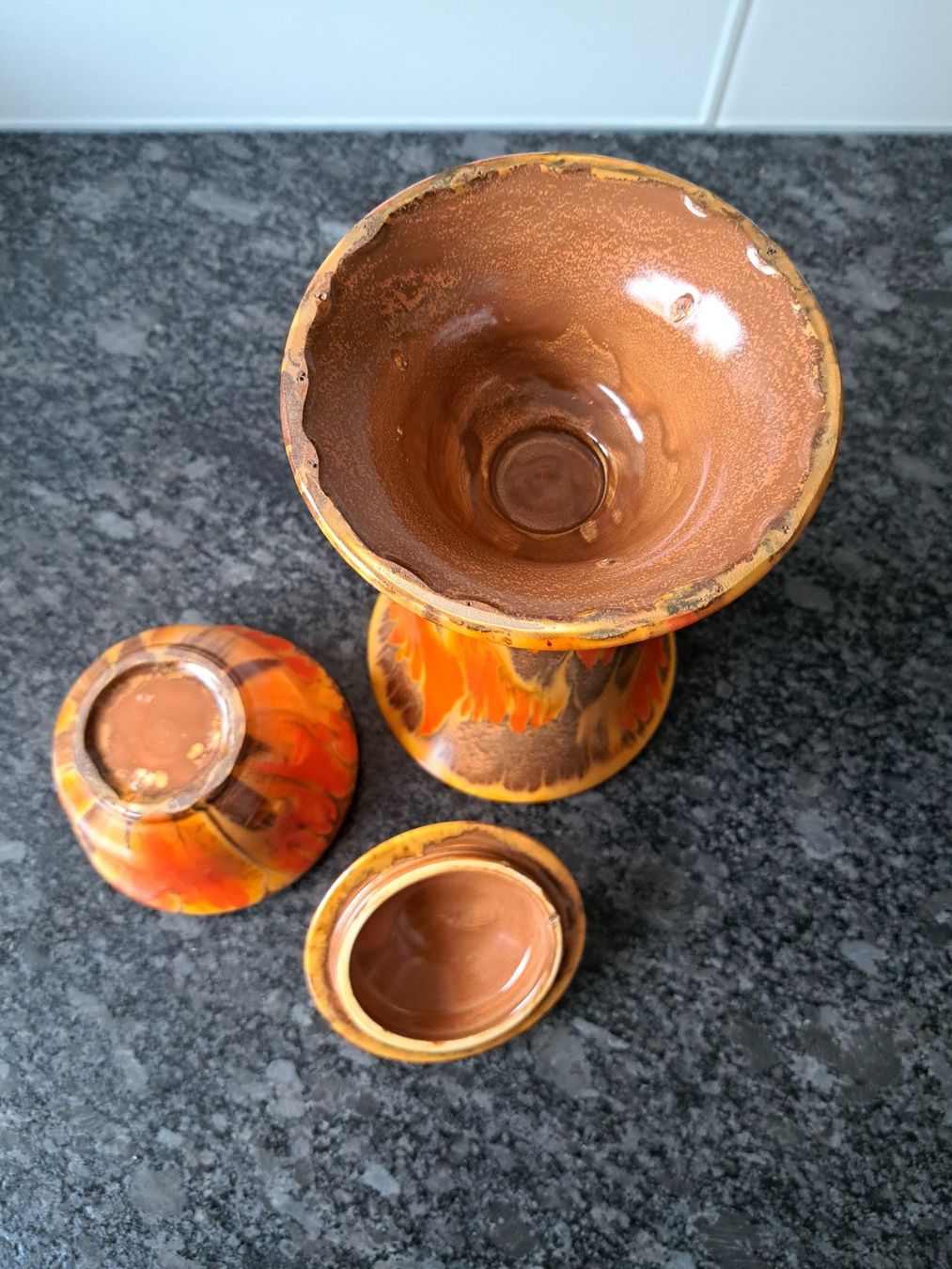 Vasi & Recipienti: Blumenvase und Deckeldose – Usato da Urnäsch venduto da Hua-Hin 1
