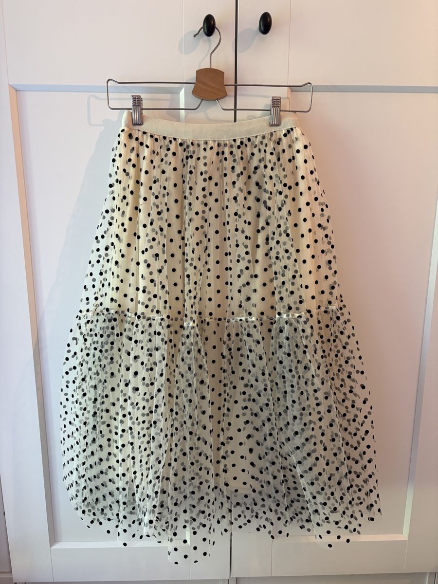 Gonne: Tulle Cream dotted Skirt – Nuovo (secondo la descrizione) da Nyon venduto da My_wardrobe 1