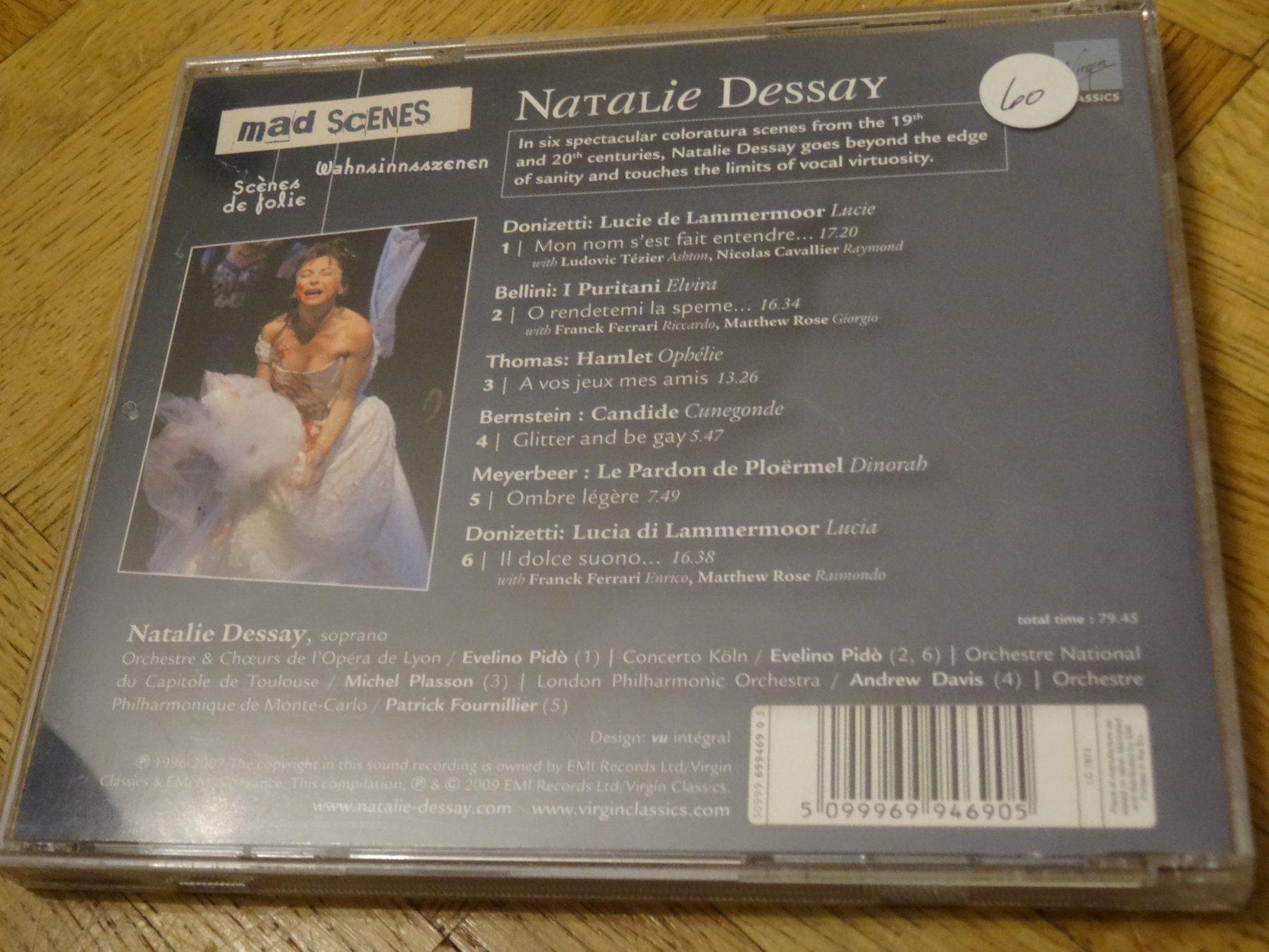 CDs: Natalie Dessay - Mad Scenes CD – Gebraucht aus Olten von Disc-Ausverkauf 1