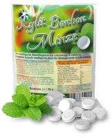 10 x Birkenzucker Bonbons mit Xylit - MINZE, 35 Stk,70g