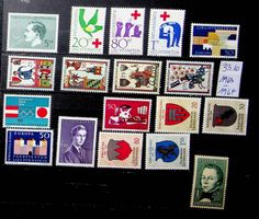 LIECHTENSTEIN SÉRIES TIMBRES NEUFS** 1963-4. LBH 33.10/ S125