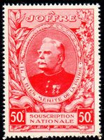 VIGNETTE OBERSTLEUTNANT JOFFRE 1947 ** POSTFRISCH ** - JJ230