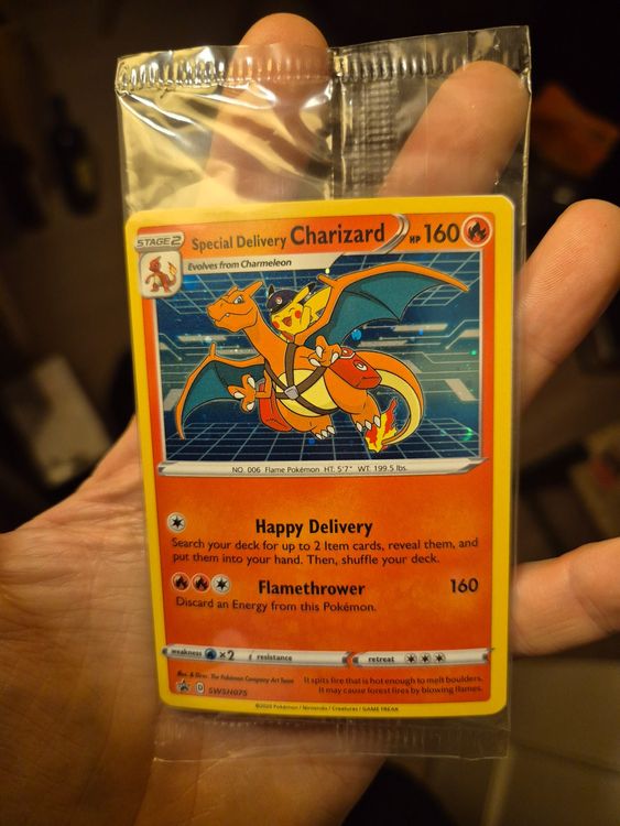 🔥AB 1.- FR🔥 Pokemon 🔥Special Delivery Charizard🔥 SWSH075 (Neu und ...