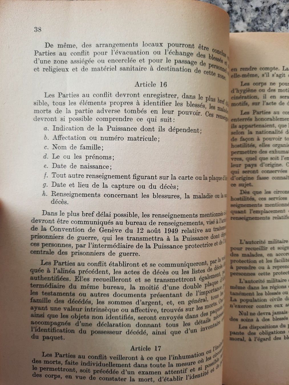 Livres: Cnventions internationales – D'occasion à Ruswil par Sammlergeist 2