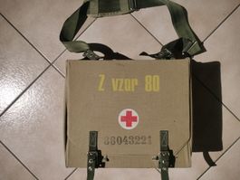 Tschechische Armee Militär Sanitäts Tasche