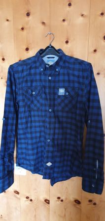 Superdry Holzfäller Hemd blau; Gr. M / L