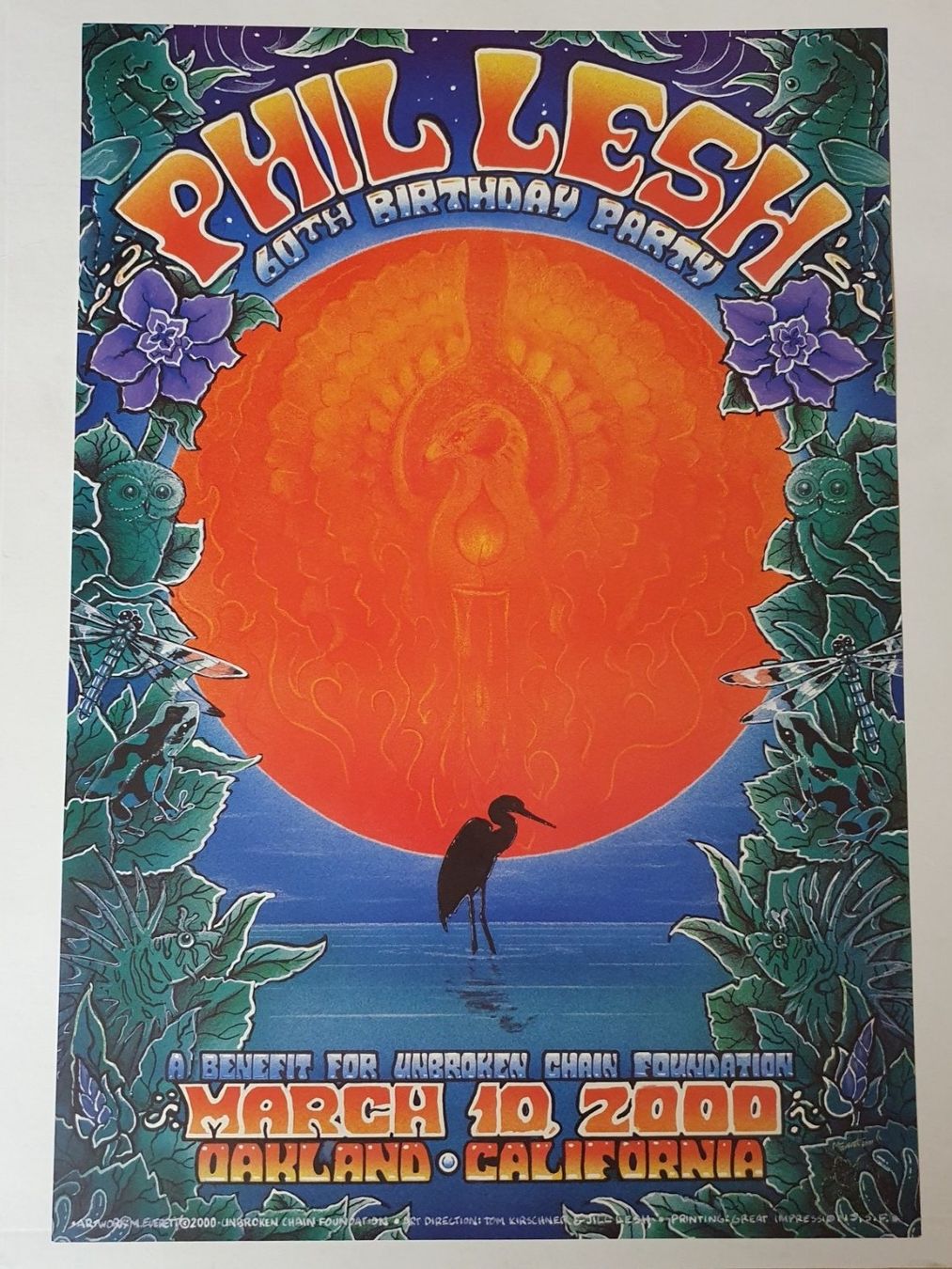Foto & Immagini: GRATEFUL DEAD PHIL LESH PLAKAT Michael Everett Original 2000 – Usato da Zürich venduto da Comixbazaar