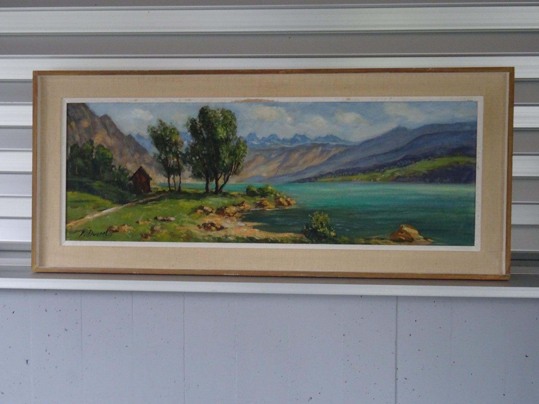 Dipinti: Ölbild Edmond Ducret mit Holzrahmen – Usato da Rothrist venduto da heinrich1966