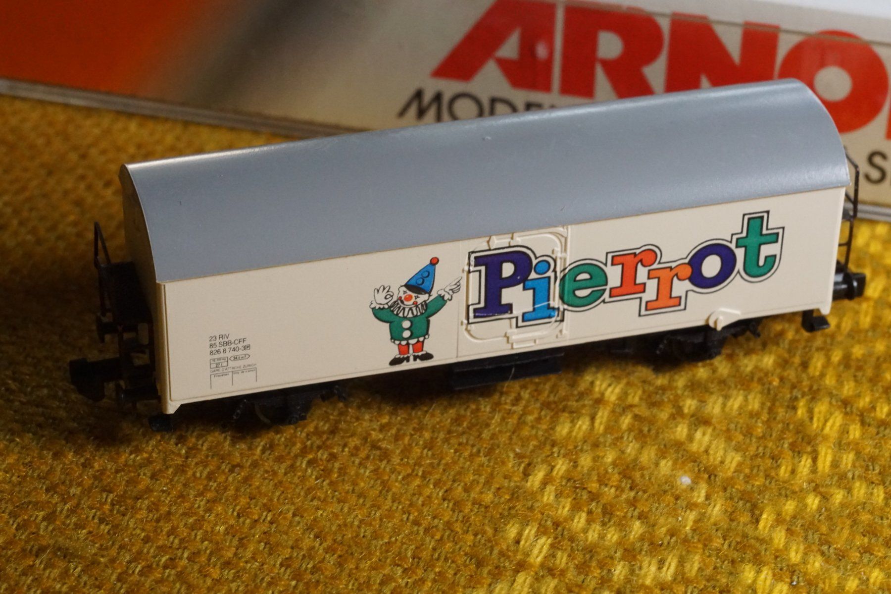 Arnold Modellini di ferrovie: Güterwagen Pierrot Spur N – Usato da Gränichen venduto da iknow 1