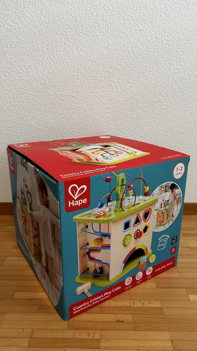 Hape Spielzeuge: Hape Country Critters Play Cube – Gebraucht aus Zürich von KrisZH 2