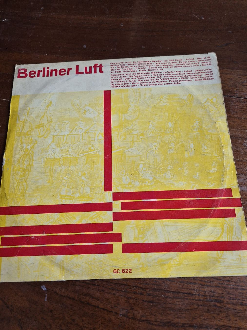 Schallplatten: Berliner Luft Pop-Melodien Gute Unterhaltung – Gebraucht aus Grandval von JeroenK