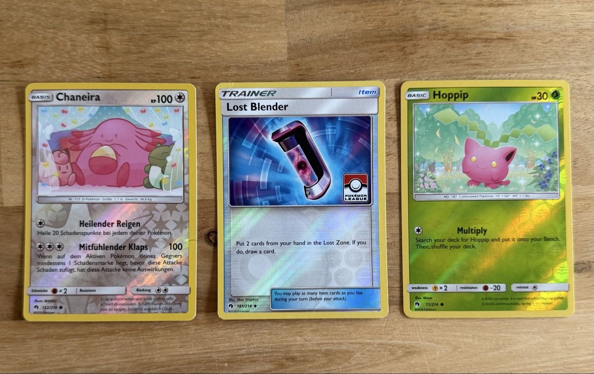 Pokémon Sammelbilder & Trading cards: Pokemon Lost Thunder Chaneira  Reverse Holo + 2 Karten – Neu (gemäss Beschreibung) aus Niederbipp von Babalinho11