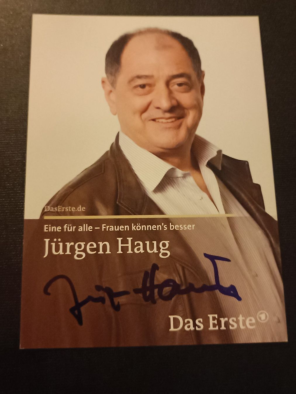 Autografi: Jürgen Haug -  handsignierte Autogrammkarte – Usato da Menziken venduto da Artographs