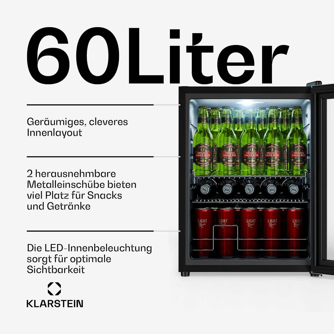 Kühlschrank: Klarstein Beersafe 60l – Gebraucht aus Limpach von Probscht 4