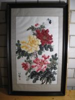 China Peoni Rosen mit Schmetterling Gemälde