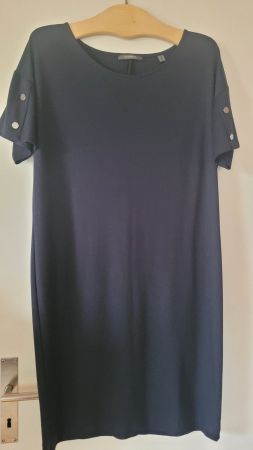 Kleid kurzarm, dunkelblau von Esprit, Grösse L