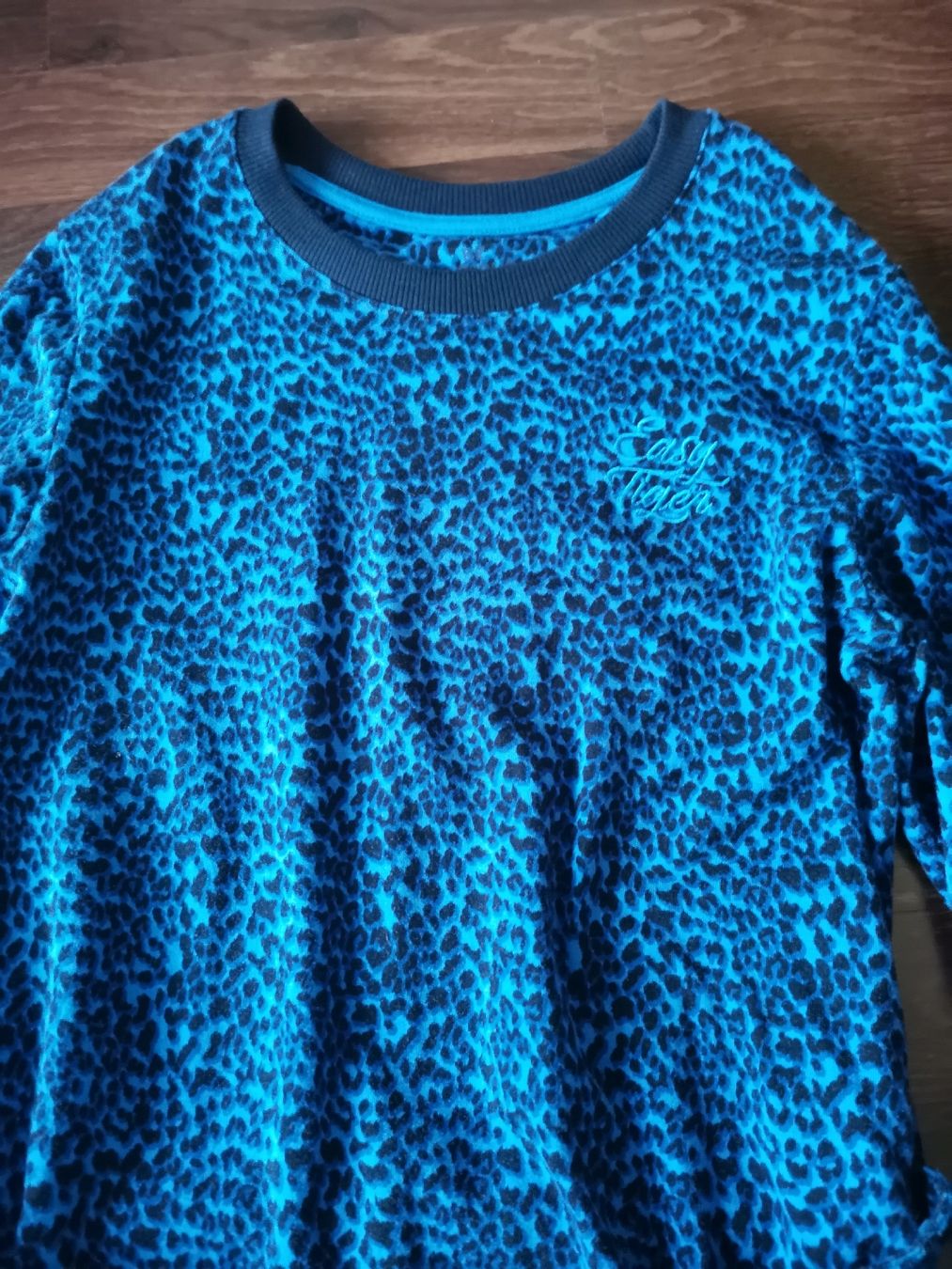 Kleider & Röcke: Kleid, Easy Tiger, 158 - 164, blau getigert – Gebraucht aus Oftringen von januarloch 1