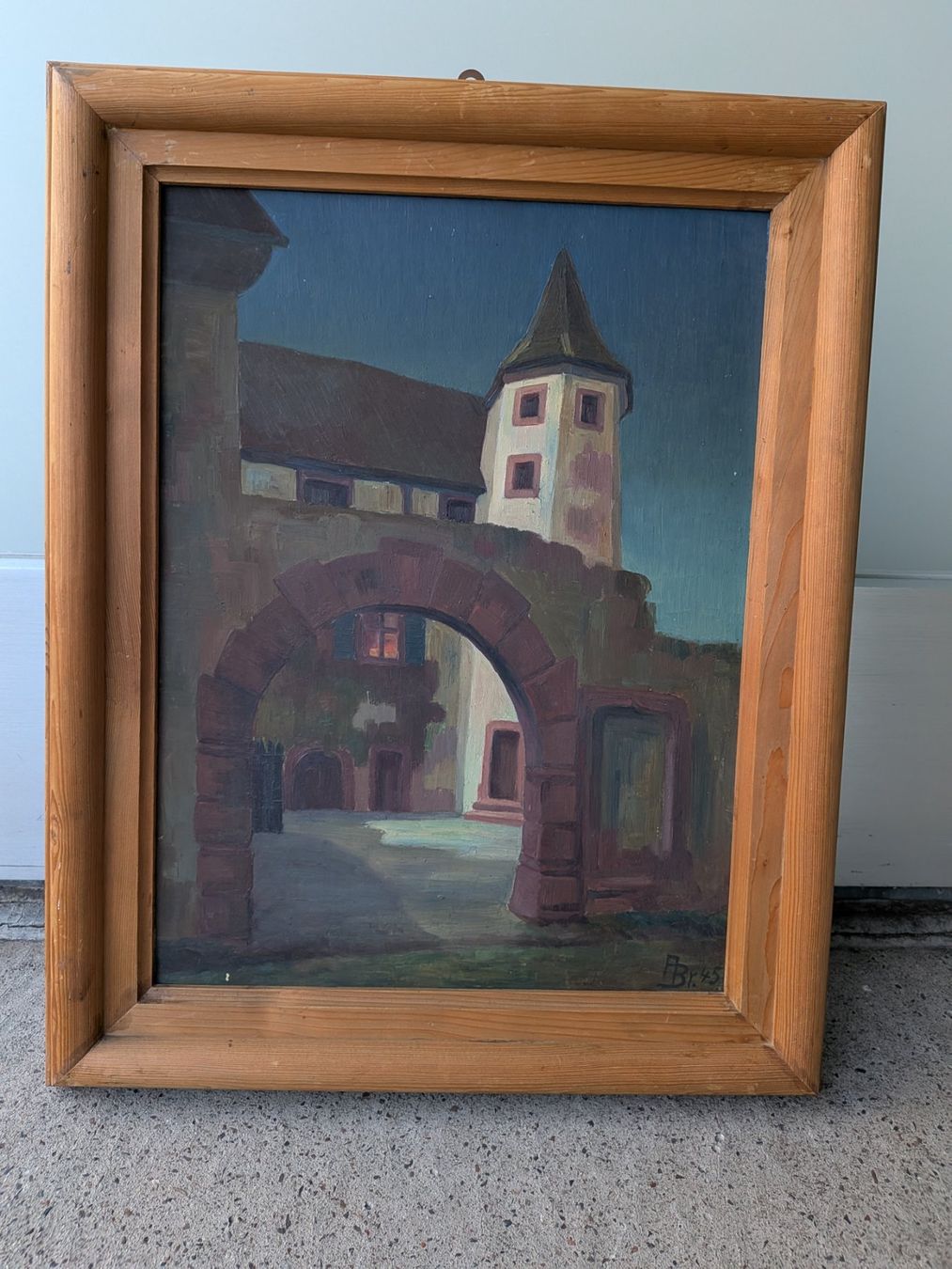 Gemälde: Gemälde Stadttor Monogramm – Gebraucht aus Emmen von magelan 1