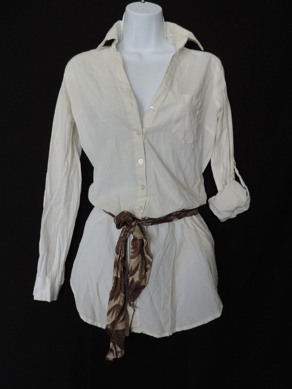 Chemisiers: chemise longue blanche – D'occasion à Genève par Axelle333